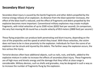 Blast injuries | PPT