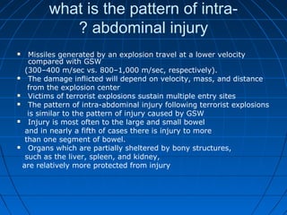 Blast injuries | PPT