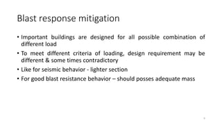 Blast resistance building | PPTX