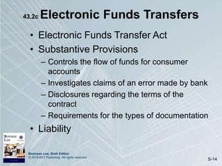 Chapter 43: Consumer Law | PPT