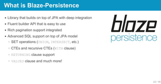 Blaze-Persistence GraphQL - High performance querying and Relay pagination @JavaVienna 16.12.2019 Slide 31