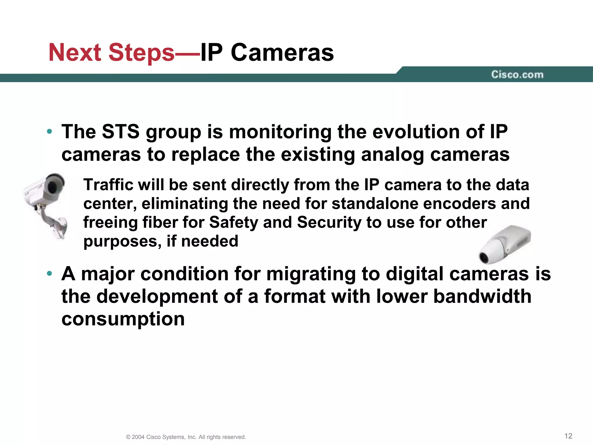 Reduced maintenance costs by 20 percent because Cisco IT has economies of scale and spends less time monitoring and maintaining servers