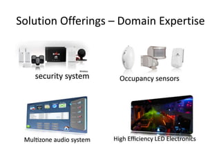 Solution Offerings – Domain Expertise
 