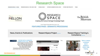 http://blazegraph.com/
Research Space
SYSTAP™, LLC. © 2006-2015 All Rights Reserved 29
 