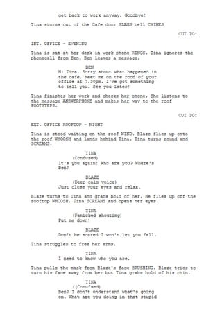 Blaze script word copied