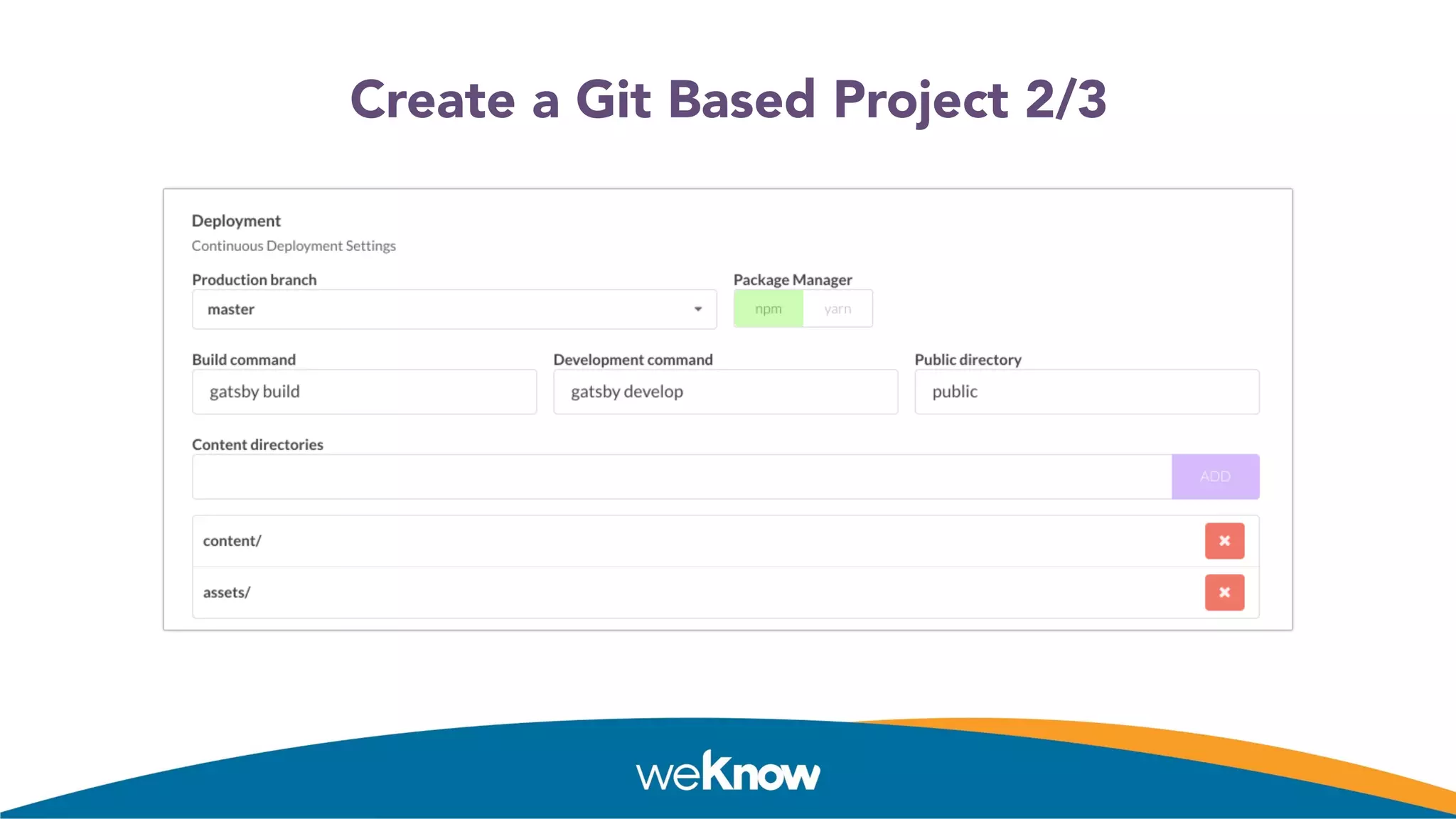 Create a Git Based Project 2/3
 