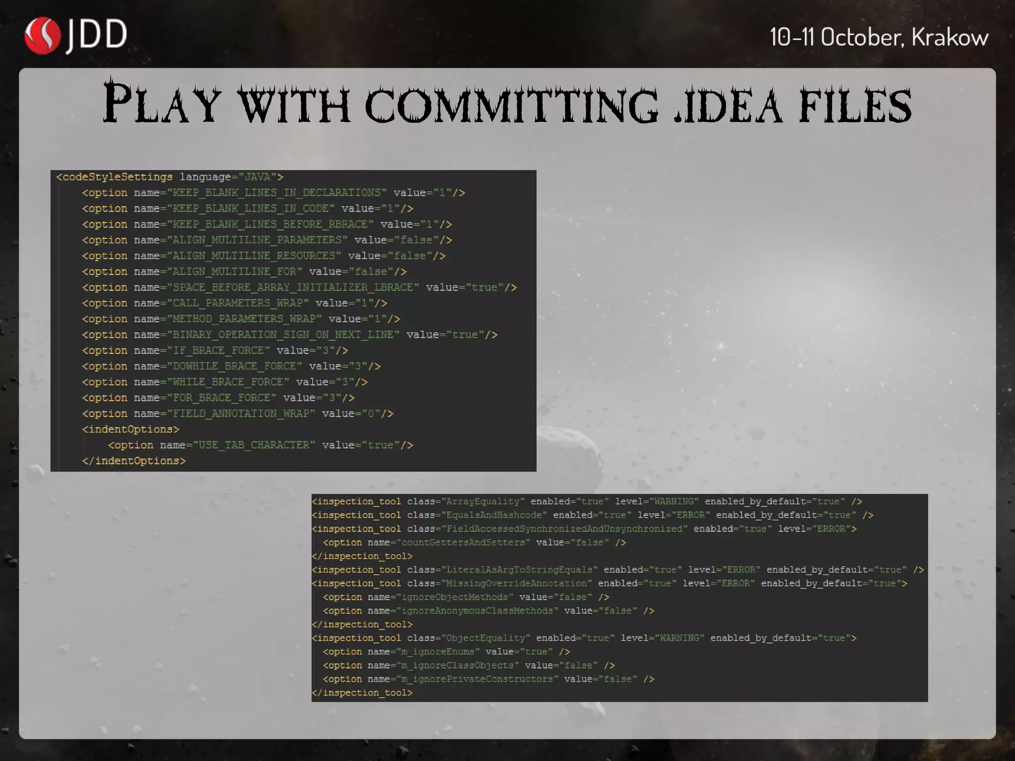 PLAY WITH COMMITTING .IDEA FILES
 