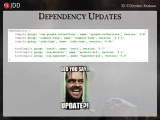 DEPENDENCY UPDATES
 
