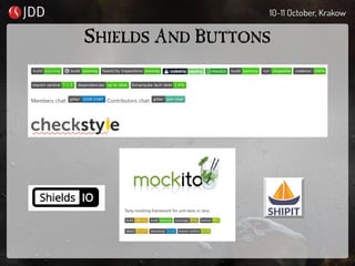 SHIELDS AND BUTTONS
 