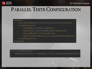 PARALLEL TESTS CONFIGURATION
 