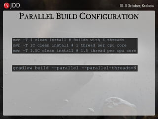 PARALLEL BUILD CONFIGURATION
 
