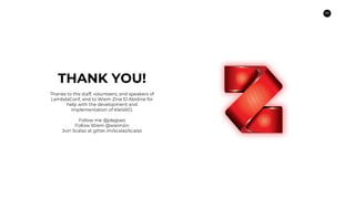 68
THANK YOU!
Thanks to the staff, volunteers, and speakers of
LambdaConf, and to Wiem Zine El Abidine for
help with the development and
implementation of KleisliIO.
Follow me @jdegoes
Follow Wiem @wiemzin
Join Scalaz at gitter.im/scalaz/scalaz
 