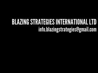 Blazing Strategies International Ltd