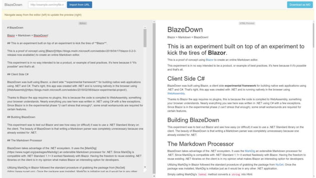 Blazor | PPTX | Web Design and HTML | Internet