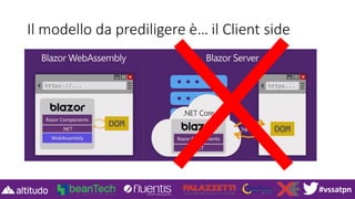 #vssatpn
Il modello da prediligere è… il Client side
 