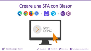 DevDayBenevento - Blazor: Creare Single Page Application con .NET e ...