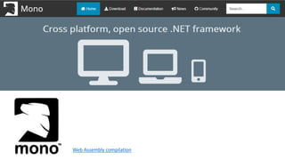 Web Assembly compilation
 