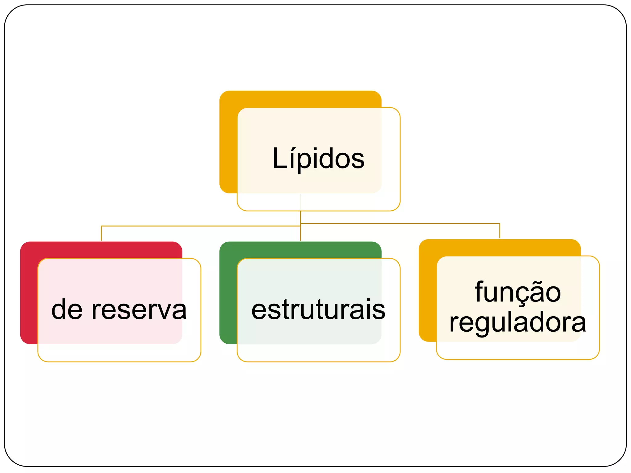 Lípidos
de reserva estruturais
função
reguladora