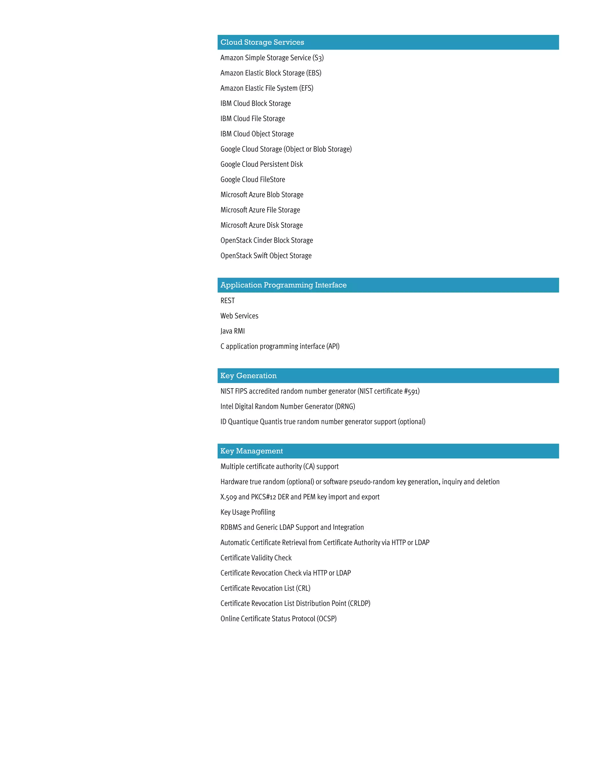 Bloombase StoreSafe Specifications | PDF