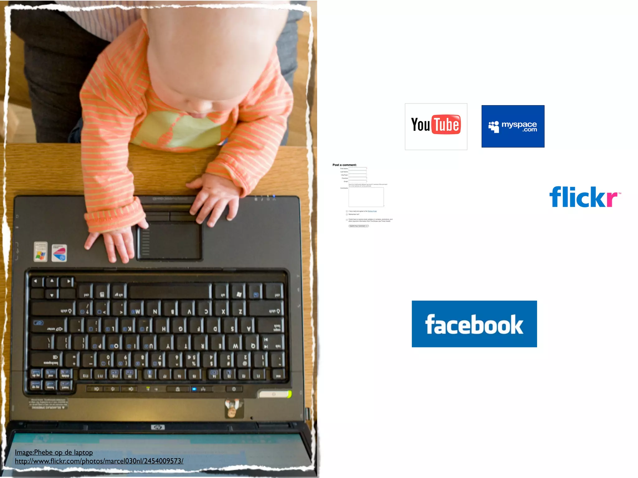 Image:Phebe op de laptop
http://www.ﬂickr.com/photos/marcel030nl/2454009573/
 