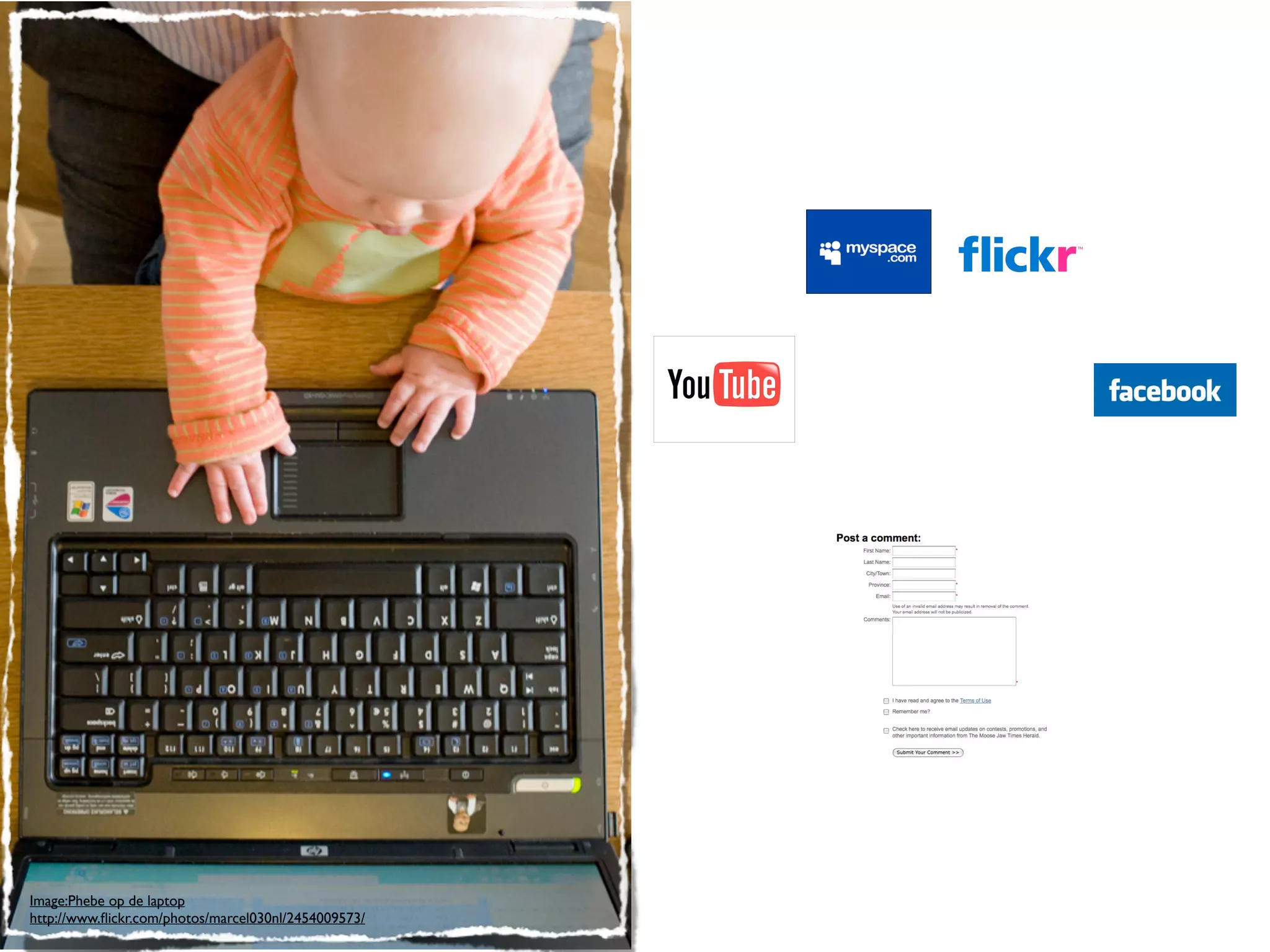 Image:Phebe op de laptop
http://www.ﬂickr.com/photos/marcel030nl/2454009573/
 