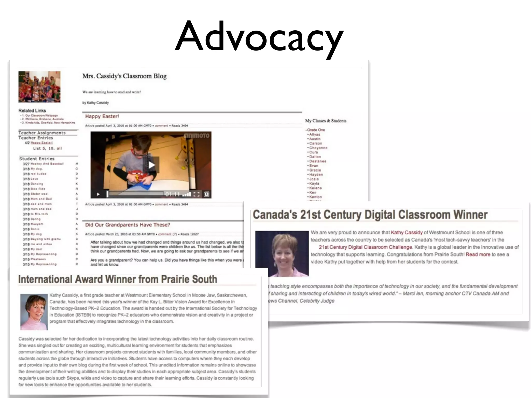 Advocacy
 