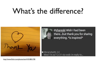 What’s the difference?




http://www.ﬂickr.com/photos/iain/4101881178/
 