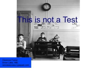 This is not a Test 