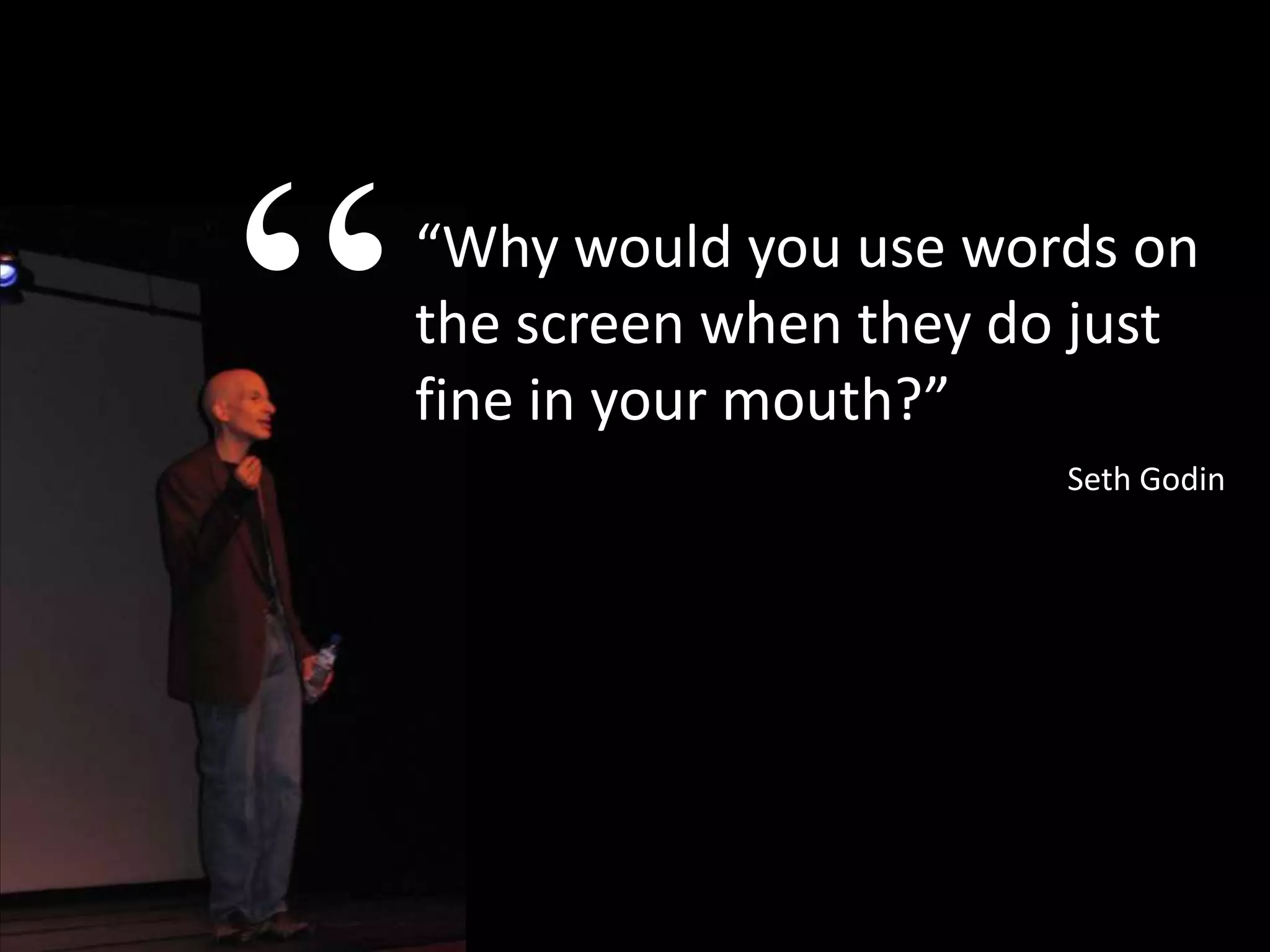 PowerPoint doesn’t kill presentationsBullet Points do!