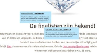 BRAND LEADERS DEBAT “PRIVACY” 2013
ALWIN SNIPPE – WEHKAMP
“Overheid wordt hierin vergeten en heeft in het verle-
den ook vaak ingegerepen hoe omgegaan mag wor-
den met privacy en data voor marketingdoeleinden.”
PATRICK BOONSTRA – COOSTO
“Ik voorzie nog enkele uitwassen: door de transparantie
van (Social) media komen deze echter snel aan het licht en
worden deze snel de kiem ingesmoord of opgelost.”
 