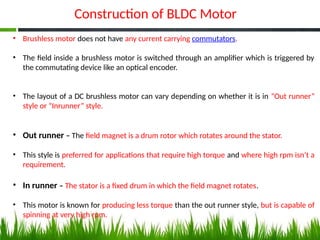 Comprehensive Overview of Brushless DC (BLDC) Motors: Construction ...