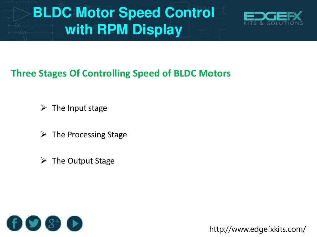 BLDC Motor Speed Control With RPM Display