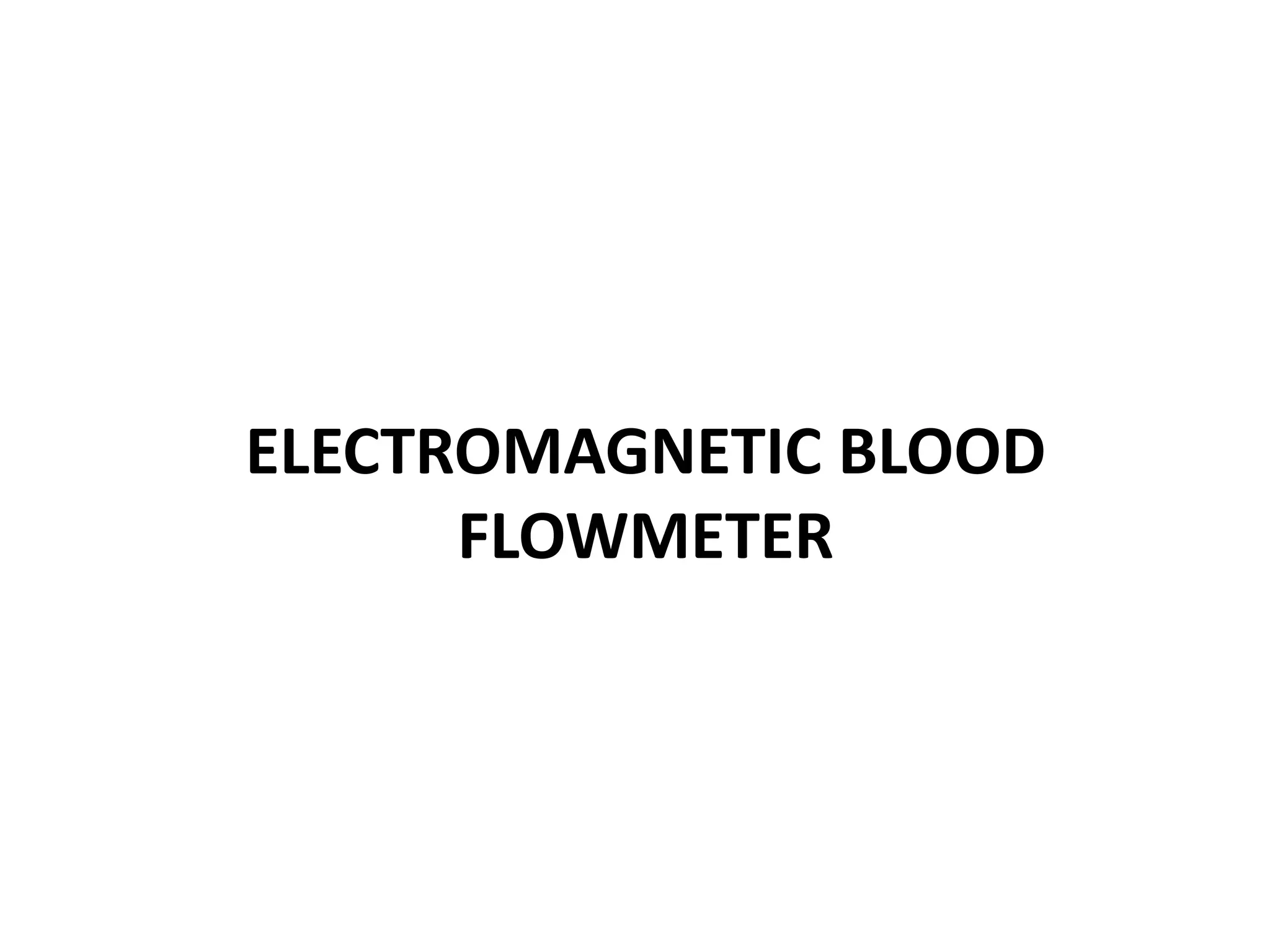 blood flow measurement