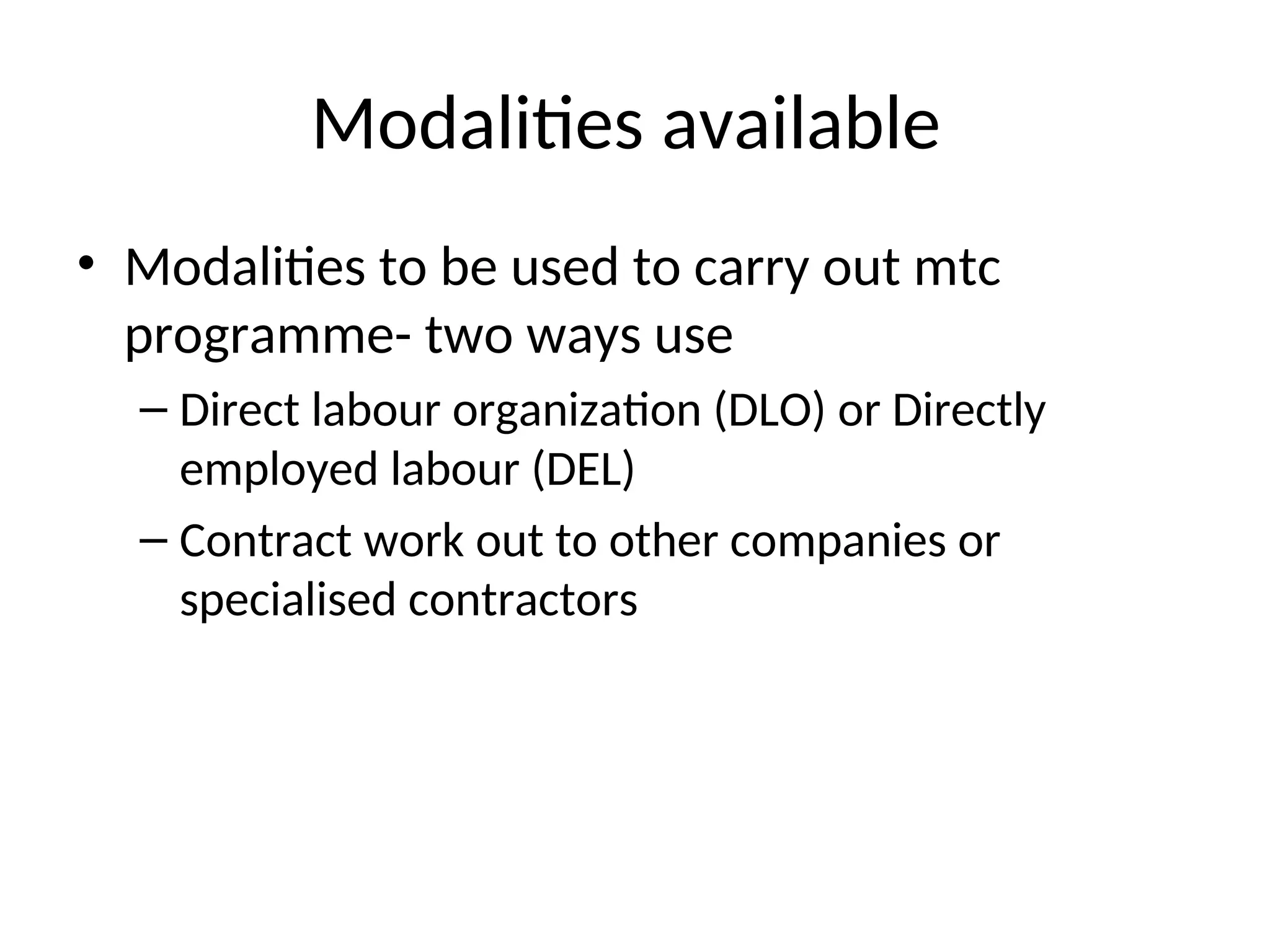 BLdg mtc 7c -Execution of maintenance work load - 25.ppt