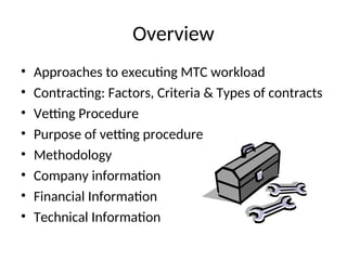 BLdg mtc 7c -Execution of maintenance work load - 25.ppt
