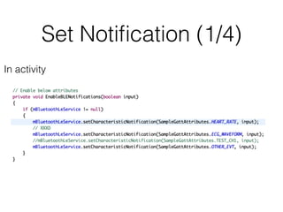 Set Notiﬁcation (1/4)
In activity
 