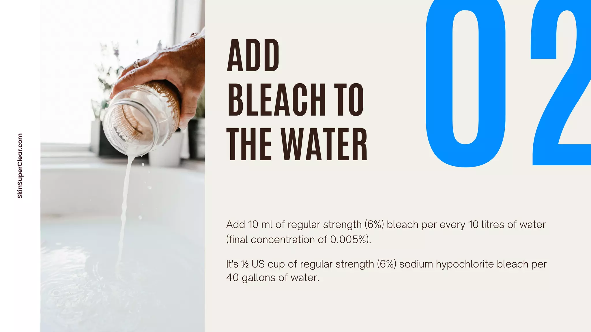 Bleach Bath Recipe for Eczema