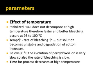 Bleaching of Textiles | PPTX