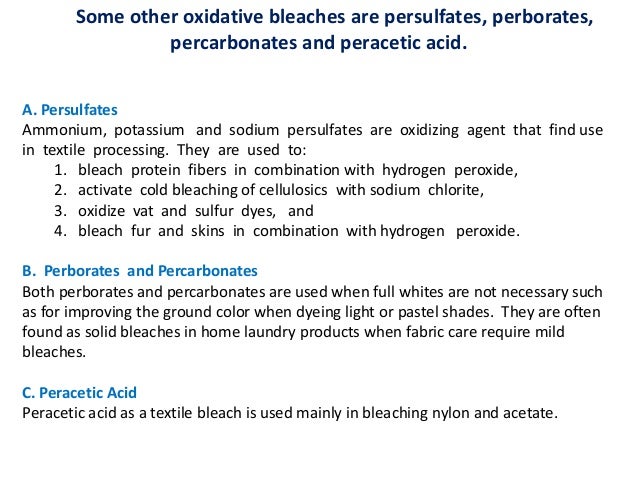 bleaching