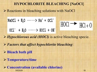 Bleaching lecture 5 | PDF