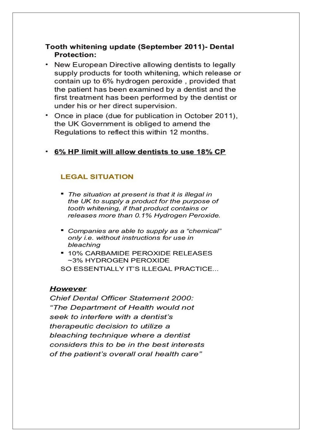Bleaching of discoloured tooth ppt
