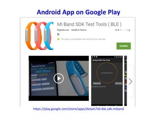 Wearable Device (Bluetooth Low Energy BLE ) connect with Android | PDF