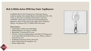 BLE Based Asset Tracking & Personnel Trackingin Food Products ...