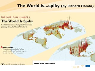 The World is…spiky  (by Richard Florida) 