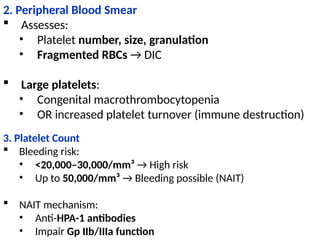 Comprehensive Overview of Bleeding Disorders in Neonates: Diagnosis and ...