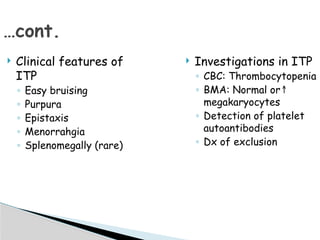 Comprehensive Overview of Bleeding Disorders and Hemostasis Mechanisms ...