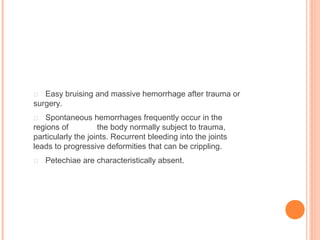 Bleeding and clotting disorders dr anoop k r | PPT
