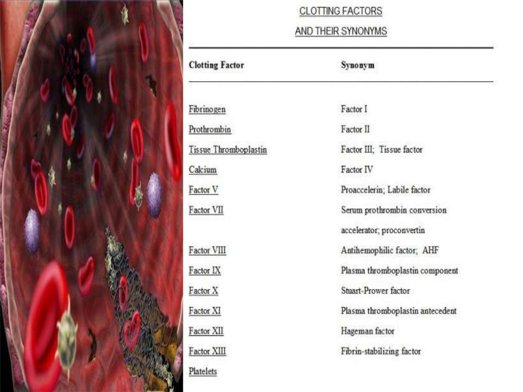 Bleeding clotting disorders