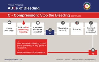 Bleeding Control Basic - Jim Persons | PDF