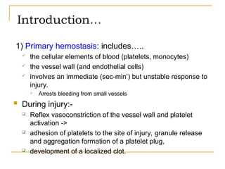 BLEEDING DISORDER therapy.ppt for pharma | PPT